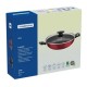 Panela Wok Tramontina Loreto 28Cm Antiaderente Vermelha 