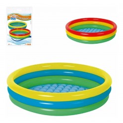 Piscina Fundo Inflável 3 Anéis 126 Litros 100x22cm - Sortido UNICA