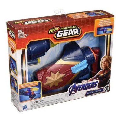 Lançador Nerf Assembler Gear 2.0 Capitã Marvel E3355 Hasbro UNICA