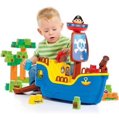 Brinquedo Educativo Baby Land Navio Pirata 30 Blocos Cardoso UNICA