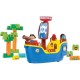 Brinquedo Educativo Baby Land Navio Pirata 30 Blocos Cardoso UNICA