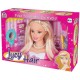 Boneca Lucy Hair Busto Faça Penteados Fashion Com Acessórios UNICA