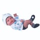 Boneco Anny Doll Baby Menino Reborn Cotiplas UNICA