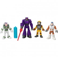 Conjunto Bonecos Buzz Lightyear Imaginext - Mattel Hgt28 UNICA