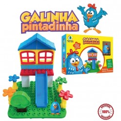 Playset Quintal Da Galinha Pintadinha Com Blocos 0320 UNICA