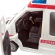 Carrinho De Brinquedo Ambulância Fricção C/ Luz Som DmToys  UNICA