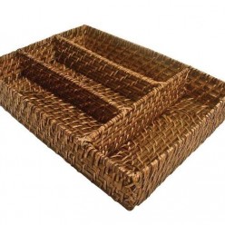 Porta Talheres Rattan 34X24X6 Cm Bon Gourmet UNICA