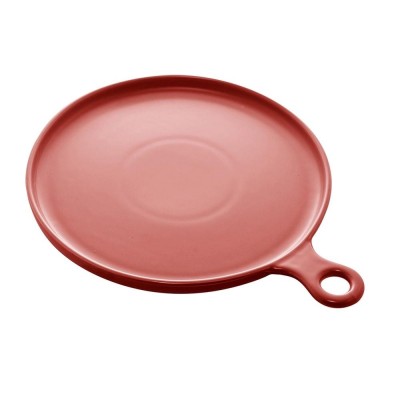 Prato De Porcelana Nórdica Bon Gourmet 32cm Vermelho UNICA