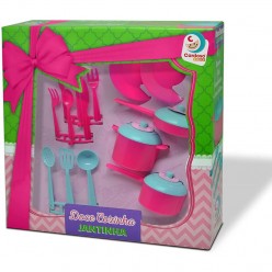 Doce Cozinha Jantinha Rosa/Azul Cardoso Toys UNICA