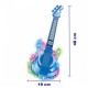 Guitarra Infantil Com Microfone Pedestal Rock Show Dm Azul UNICA