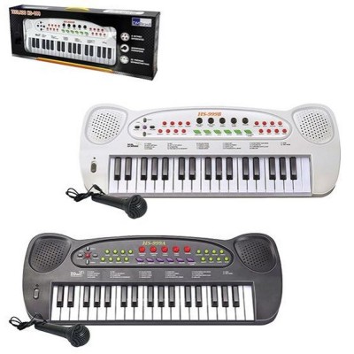 Teclado Musical Com Microfone A Pilha Dm Toys UNICA