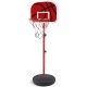 Cesta De Basquete Infantil Com Altura Ajustável 2Em1 Dm Toys UNICA