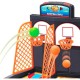 Jogo De Basquete Duplo Infantil Brinquedo Basketball Braskit UNICA