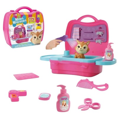 Minha Maletinha Pet Shop Raposinha Rosa Divertoys UNICA