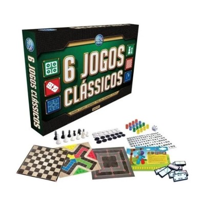 6 Jogos Classicos Top Line Pais E Filhos UNICA