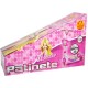 Patinete 3 Rodas Com Cesta Belinda Rosa Com Luz Som DM Toys UNICA