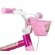 Bicicleta Infantil Menina Aro 12 Com Rodinhas Flower Nathor UNICA